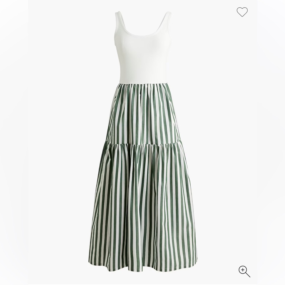 J.Crew Factory Striped Tiered Knit Mixy Dress XSmall